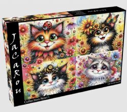 JACAROU CASSE-TÊTE 1000 PIÈCES - LA BRIGADE CHAT-TITUDE (CAT-TITUDE SQUAD) #JP-SQUA1000